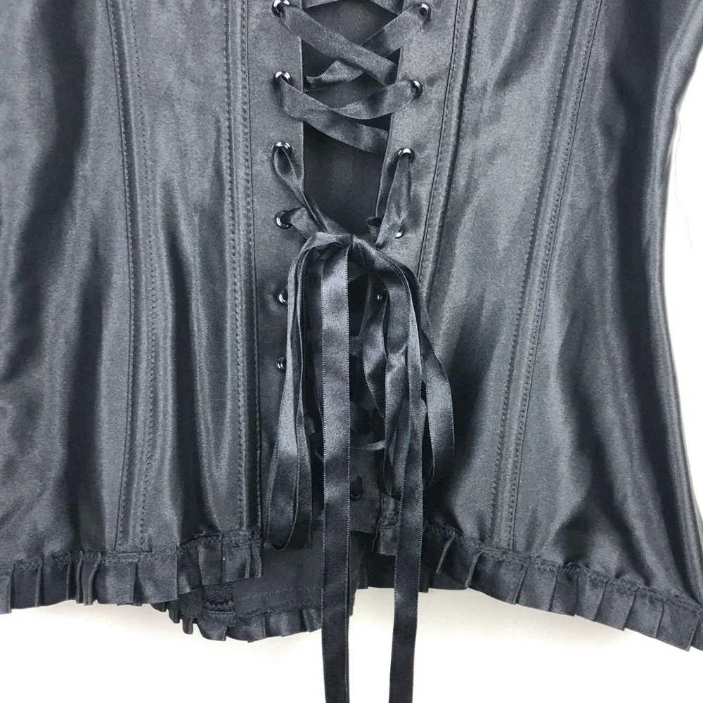 Fredericks Of Hollywood Black and Red Corset Top - Picture 6 of 7